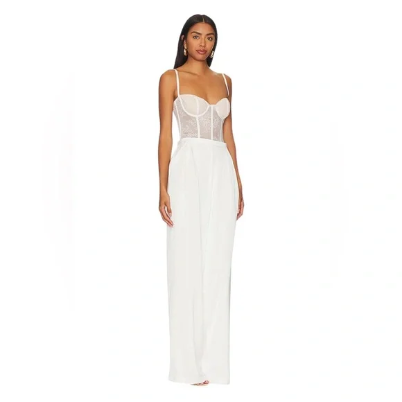 Katie May Tink Jumpsuit in Ivory size medium - Picture 2 of 3